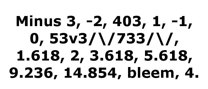 No. I did *not* mean arbitrary sequence.