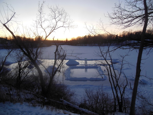 Ice Rink From Above 2025 02 20
